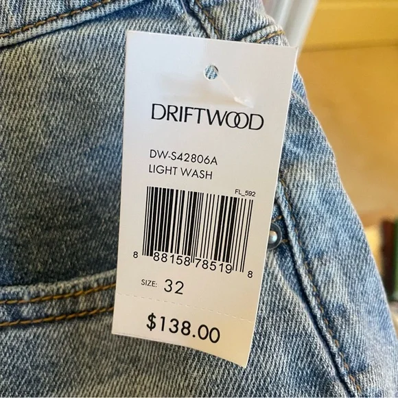 DRIFTWOOD Blue Jean Shorts with Stylish Design - Picture 5 of 5